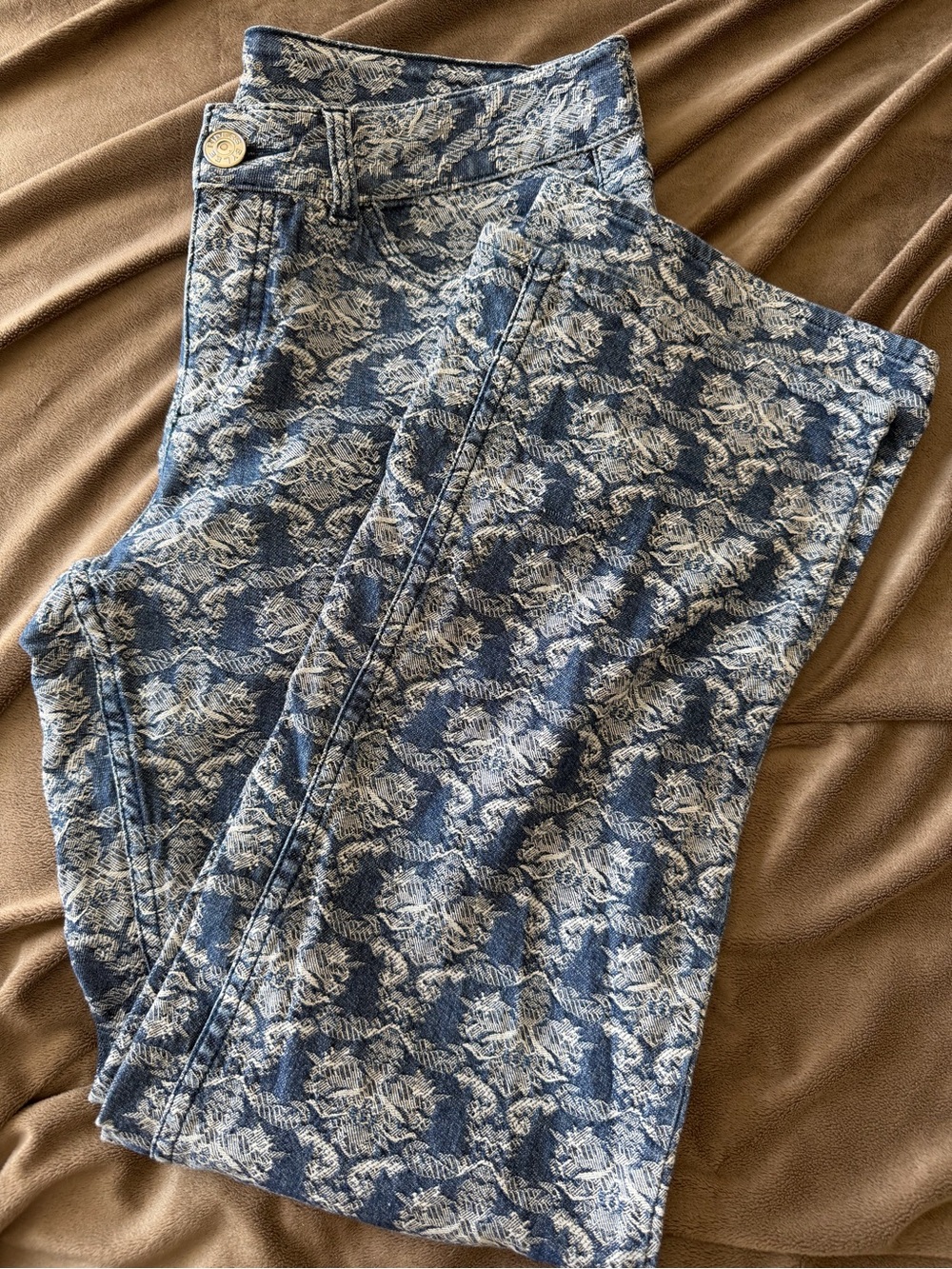 Riders by Lee damask print denim